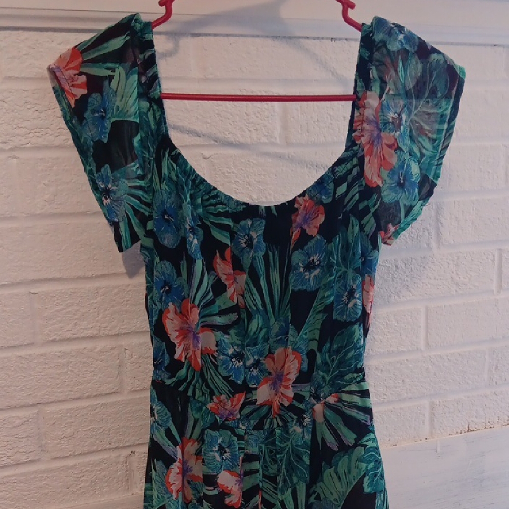 Floral Print Jumpsuit